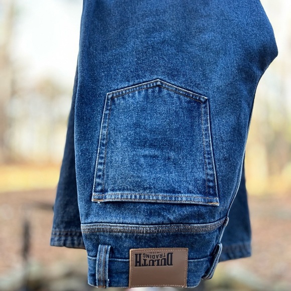 Duluth Trading Co. Plaid Bootcut Jeans - Picture 2 of 11